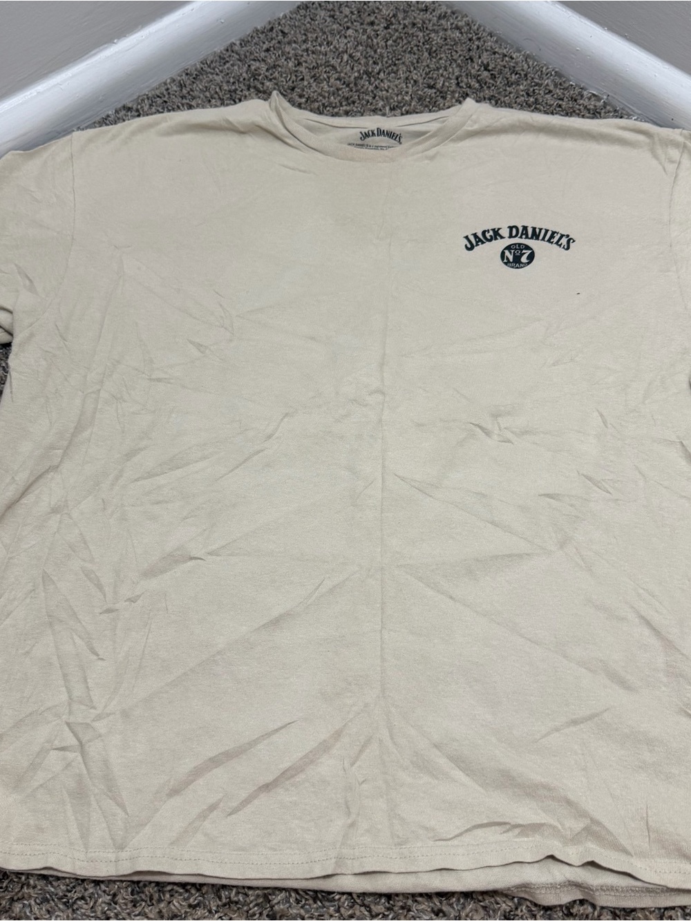 Jack Daniels Cream Short-Sleeve Tee
